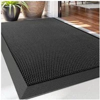 FOUORTUNATE-BEE Fußmatte Fußmatte außen 60x90cm, rutschfeste langlebig robust Fussmatte Aussen, Höhe: 8 mm, wasserdichte Türmatte für die Haustür
