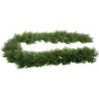 Kunstgirlande Kieferngirlande 180cm GA künstliche Girlande Tannengirlande Kiefer, Seidenblumen Roß, Kunststoff 100% PE - Spritzgussverfahren