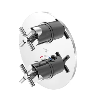 Steinberg Serie 250 Unterputzthermostat mit 2-Wege Umsteller, 25041333 25041333