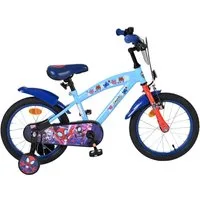 Volare Kinderfahrrad 16 Zoll Kinder Fahrrad Rad Marvel Spidey Amazing Friends 20584-CB16, 1 Gang, Rücktritt, Stützräder, Schutzbleche, Kettenschutz