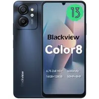 blackview Color8(8+128) Smartphone (6.75 Zoll, 50 MP Kamera, 6000 mAh, Dual 4G, Face ID)