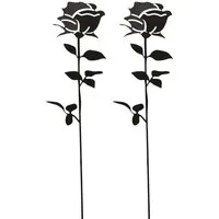 matches21 HOME & HOBBY Gartenstecker Gartenstecker Set Rose (2-St) Wetterfest, Witterungsbeständig