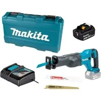 Makita Akku-Säbelsäge DJR186RT Akku-Reciprosäge 18 Volt 1 x Akku 5,0 Ah
