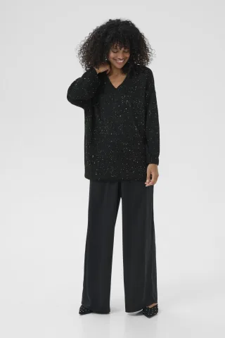 Strickpullover KAshina Strickpullover Oversize fit black
