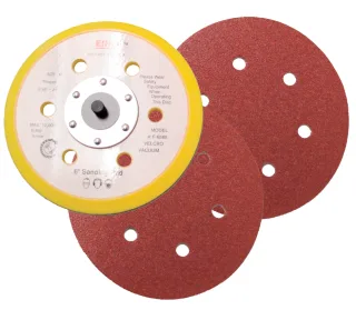 ELMAG Schleifteller Ø 150 mm, 6-fach gelocht - 42967