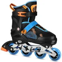 NILS EXTREME Inlineskates Inliner verstellbare Inline Skates COSMO blau Größe 34-41, verstellbare Größe