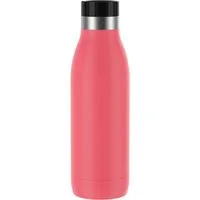 Emsa Isolierflasche Trinkflasche Bludrop, Edelstahl, Quick-Press Deckel, 360° Trinkgenuss, 12h warm/24h kühl