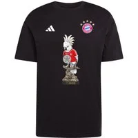 adidas Performance T-Shirt FC Bayern München, T-Shirt Meister 2026, Herren, Schwarz