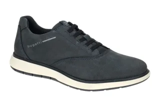 Bugatti 321-AS460-1500 BRUTE Herren Slipper dunkelblau Velour Rauhleder Gummi...