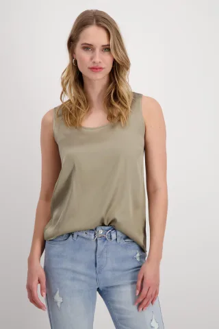 monari - Satin Top sage - Gr. - 40