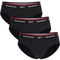 Reebok Slip WIGGINS (3er-Pack) basic, bequem, atmungsaktiv, mit Logo, breiter Bund
