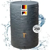 4rain Regentonne ARONDO Regentonne 250 Liter graphite grey, 250 l