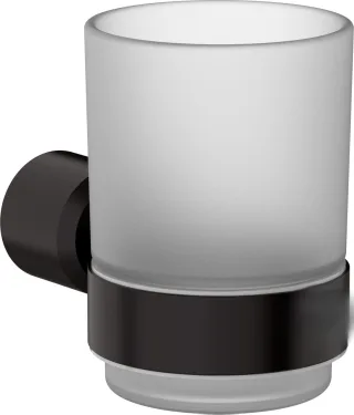 Neuesbad Serie 200 Becher Wandmontage, Schwarz NB1DEADAN9111