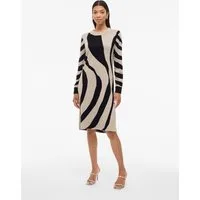 Vila Midikleid VITIF CREWNECK KNIT MIDI DRESS- NOOS Sommerkleid