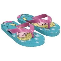 Disney Frozen Kinder leichte Flip Flops für Sommer Urlaub und Schwimmbad Badeschuh (Packung)