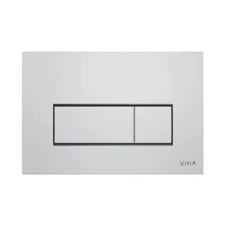 VitrA Root Square WC-Betätigungsplatte für 2?Mengen?Spülung Chrom,740-2380 740-2380