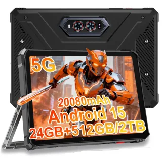 HOTWAV R9 Ultra 5G Rugged Tablet UNISOC S713 Octa Core 8GB RAM+16GB Expand Memory 512GB ROM 11 Inch 20080mAh IP68/IP69K