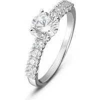 CHRIST Fingerring CHRIST Damen-Damenring 925er Silber 10 Zirkonia, Zirkonia