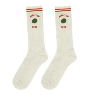 atelier pistache - Socken - Aperitivo Club beige - Gr. - 40