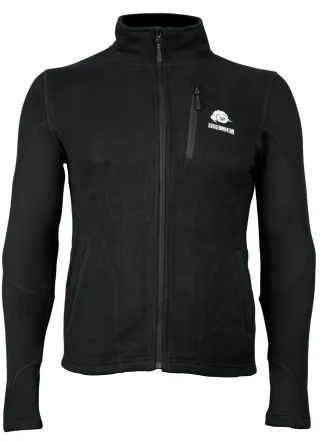 Damen Fusion Fleecejacke Wanderjacke Schwarz