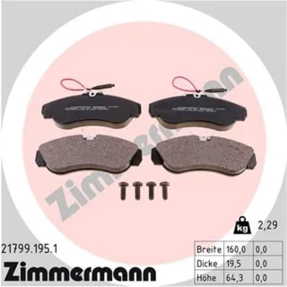 Zimmermann Bremsbel?ge vorne Citroen Fiat Peugeot 21799.195.1