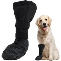 Ledander Pfotenschutz Hundeschuhe wasserdicht,Atmungsaktive Hundeschuhe für verletzte Pfoten, (1-tlg), Große Schuhe Große Hunde Innen und Draußen,für Pet Verletzung Recover