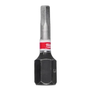 Milwaukee Schrauberbit SHOCKWAVE Hex 3 / 25 mm - 4932500379