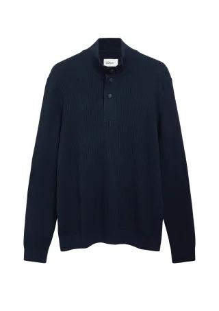 s.Oliver - Strickpullover blau - Gr. - XXL