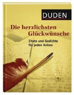Duden Die herzlichsten Glückwünsche.