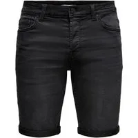ONLY & SONS Jeansshorts ONSPLY REG BLK JOG SHT PK 8581 mit Stretch