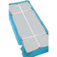 Matratzenauflage Bettlakenspanner extra lang 6-teilig, Uni