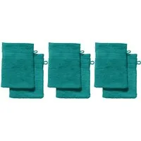 REDBEST Waschhandschuh Waschhandschuh "Chicago" 6er-Pack, Frottier, Walk-Frottier Uni