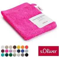 s.Oliver Waschhandschuh s.Oliver, Premium Qualität, 600 gr/m², auch als Sets erhältlich, Walkfrottier (1-St), große Farbauswahl, auch als Duschtuch, Handtuch, Gästetuch