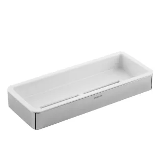 Cosmic Project Wandkorb 30x12x4cm, chrom-Weiss, 2515149 WJC251A0049051