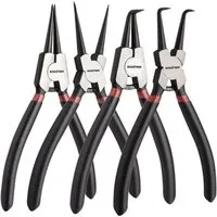 TSB Werk Sicherungsringzange 4x Sprengringzangen Sicherungsring Zange 4tlg Set, Sprengringzange, Seegeringzange