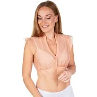 MarJo Dirndlbluse Dirndlbluse - WALDBRUNN - peach