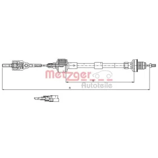 Metzger Kupplungsseil Opel Corsa B C