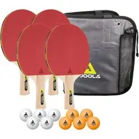 Joola Tischtennisschläger Tischtennis Family Set, Tischtennis Schläger Set Tischtennisset Table Tennis Bat Racket