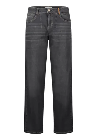 CARTOON - Used Look-Jeans Black Denim - Gr. - 34