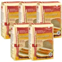 Bielmeier Backmischung Weissbrot 5 Stück á 1000 g Küchenmeister, 1 x 5000 g, Made in Baden-Württemberg (SET311012-5)