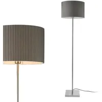 lux.pro Stehlampe, ohne Leuchtmittel, Stylische Stehleuchte »Coimbra« - Grau - 1x E27