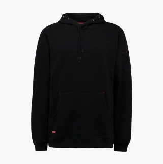 Hard Yakka GEBÜRSTETER FLEECE Herren Sweatshirt Schwarz