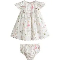 Next Blusenkleid Gewebtes Baby-Kleid und Höschen im 2er-Set (2-tlg)