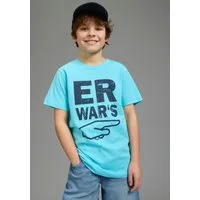 KIDSWORLD T-Shirt Sprücheshirt: ER WAR`S Immer einen coolen Spruch parat. Sprücheshirt
