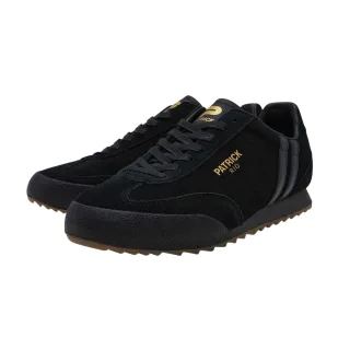 Patrick - "Rio" Sneaker für Herren, Wildleder (Schwarz/Schwarz/Weiß)