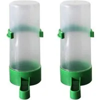 FELIXLEO Futterstation 2 Stueck Vogel Wasserspender Automatischer Futterspender