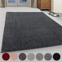 Ayyildiz Teppiche Teppich ATA, rechteckig, Höhe: 10 mm, Kurzflor, uni, große Farbauswahl, robust, auch als Läufer und in rund