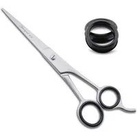 Haryali London Haarschere Professionelle Haarschere 6,5 Zoll Haarschneideschere für Friseure, (Packung, 1-tlg., lange, scharfe Klinge für feines Schneiden aller Haartypen), Edelstahlschere für Rechtshänder mit scharfer Klinge, 6,5 Zoll