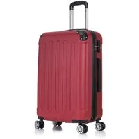 Flexot Hartschalen-Trolley F-2045 Kofferset, 360° Rollen, robuster Reisekoffer, Bordcase, 4 Rollen, Robuster und moderner Koffer mit vier 360° Rollen und Zahlenschloss