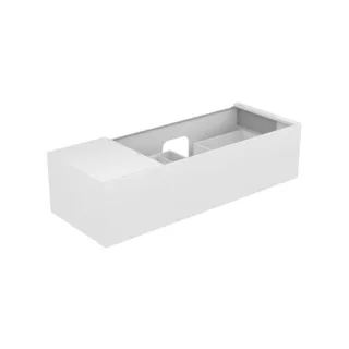 Keuco Edition 11 Unterschrank 31164380100 140 x 35 x 53,5 cm, mit LED, Strukturlack Weiss